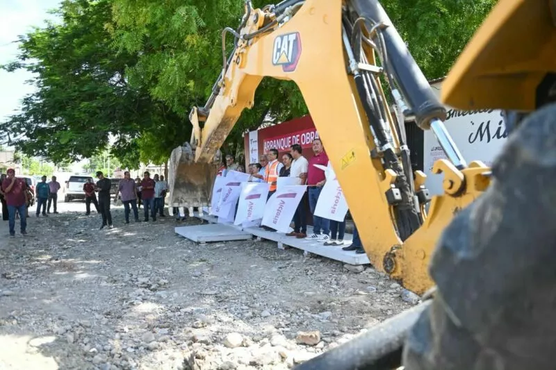 Arranca el alcalde una importante obra sanitaria en colonia Vamos Tamaulipas