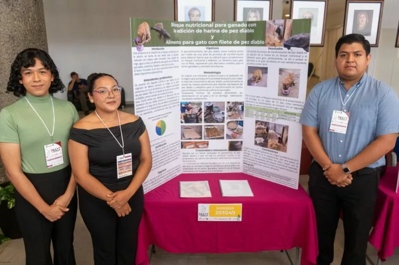 Estudiantes de la UAT transforman plaga en una alimentación animal