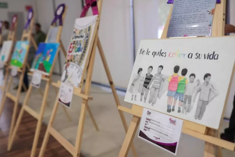 Premia DIF Tamaulipas a ganadores de dibujo infantil y elaboración de cartel