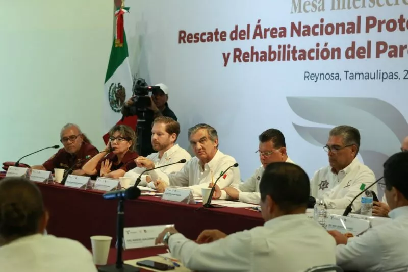 Revisa Américo avance de estrategia para rescatar Laguna La Escondida